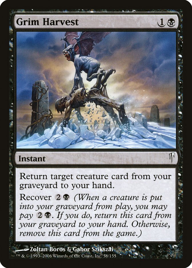 Grim Harvest 58/155 (Coldsnap)  - Foil | Good Games Morley