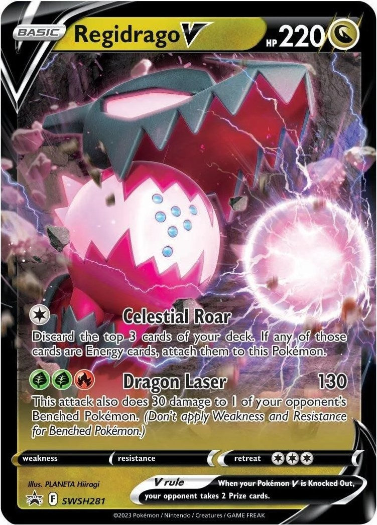 Regidrago V (SWSH281) [Sword & Shield: Black Star Promos] | Good Games Morley