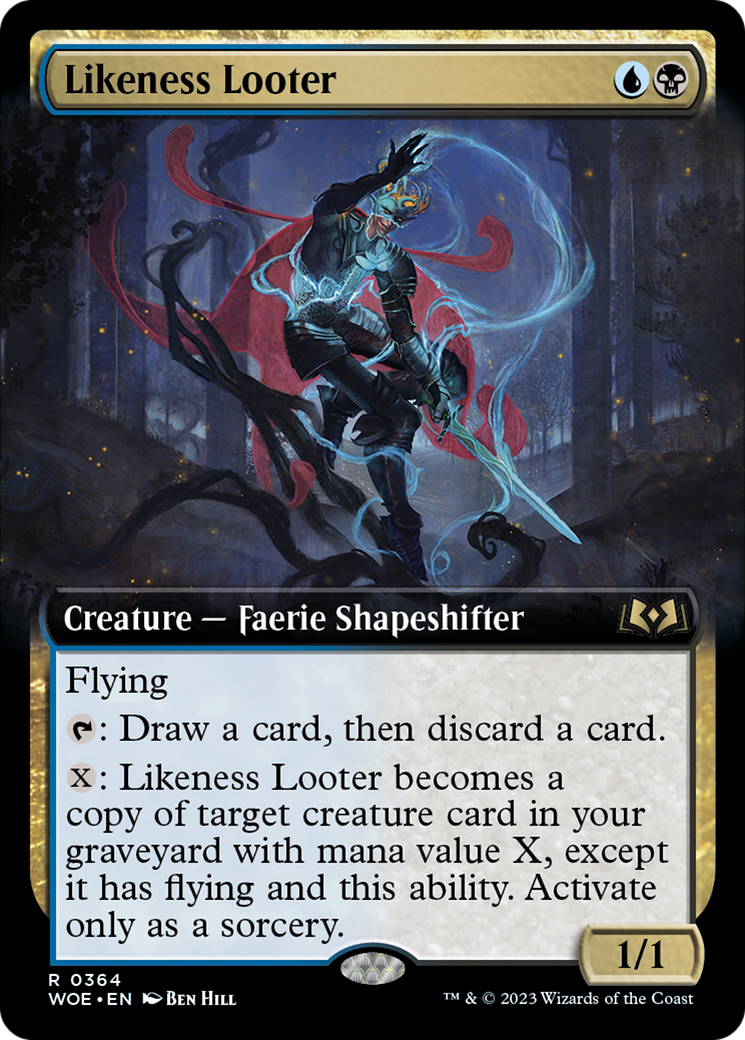 Likeness Looter (Extended Art) [Wilds of Eldraine] | Good Games Morley