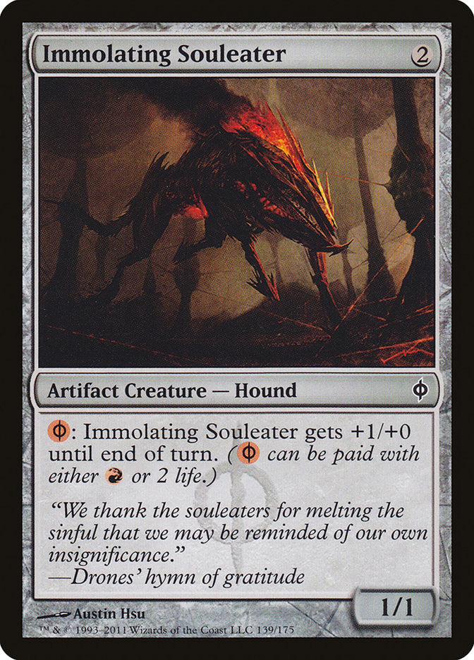 Immolating Souleater 139/175 (New Phyrexia)  | Good Games Morley