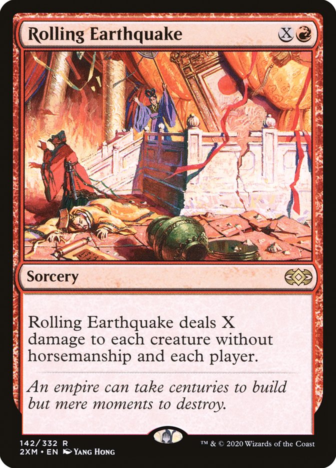 Rolling Earthquake 142 (Double Masters)  - Foil | Good Games Morley