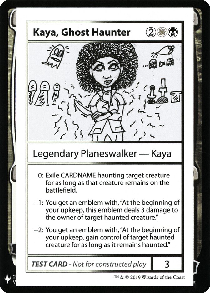 Kaya, Ghost Haunter [Mystery Booster Playtest Cards] | Good Games Morley
