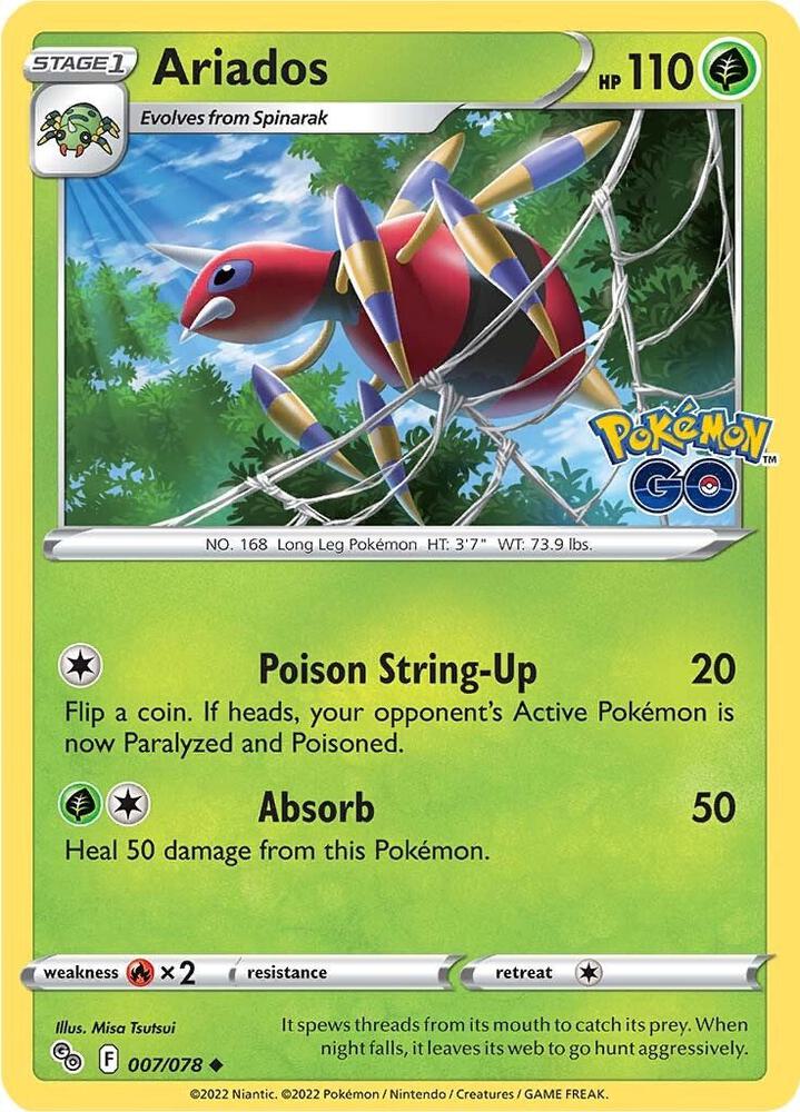 Ariados 007/078 (Pokemon GO)  | Good Games Morley