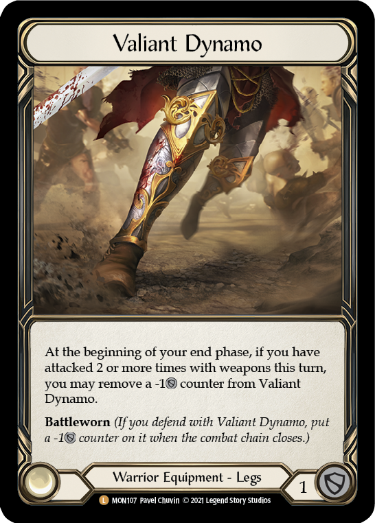 Valiant Dynamo [MON107-CF] (Monarch)  1st Edition Cold Foil | Good Games Morley