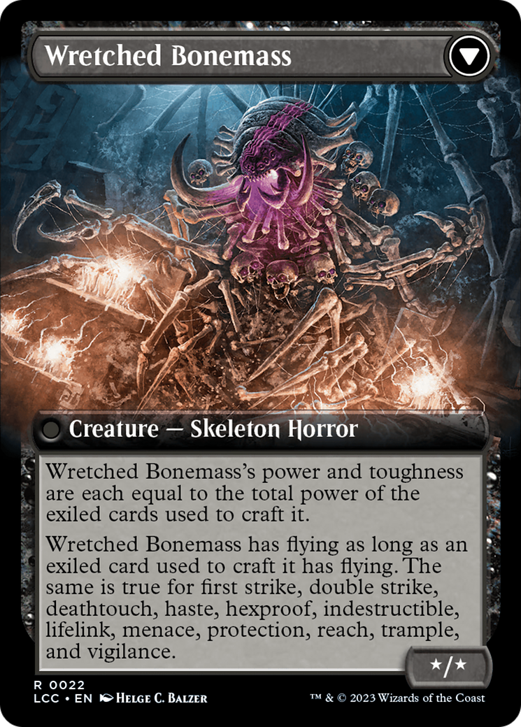 Altar of the Wretched // Wretched Bonemass (Extended Art) [The Lost Caverns of Ixalan Commander] | Good Games Morley