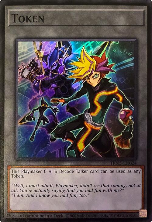 Token (Playmaker & Ai & Decode Talker) [TKN5-EN024] Super Rare | Good Games Morley