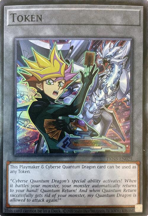 Token (Playmaker & Cyberse Quantum Dragon) [TKN5-EN025] Super Rare | Good Games Morley