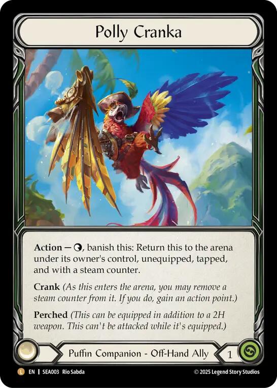 Polly Cranka (Rainbow Foil) [SEA003] (High Seas)  Rainbow Foil | Good Games Morley