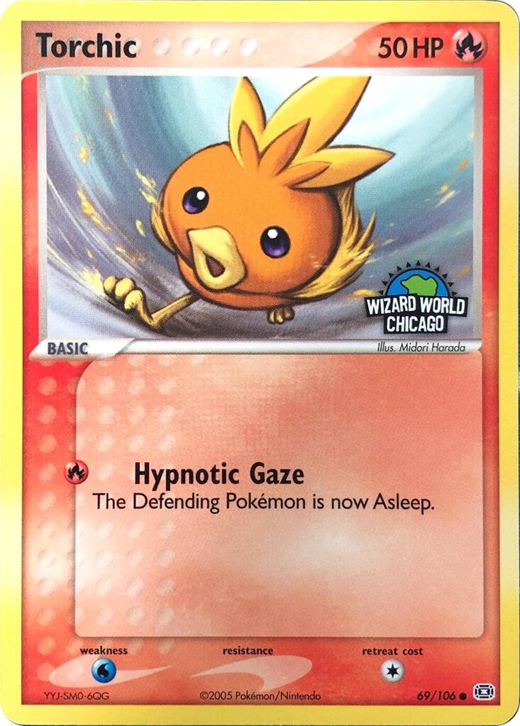 Torchic (69/106) (Wizard World Chicago) [Miscellaneous Cards] | Good Games Morley