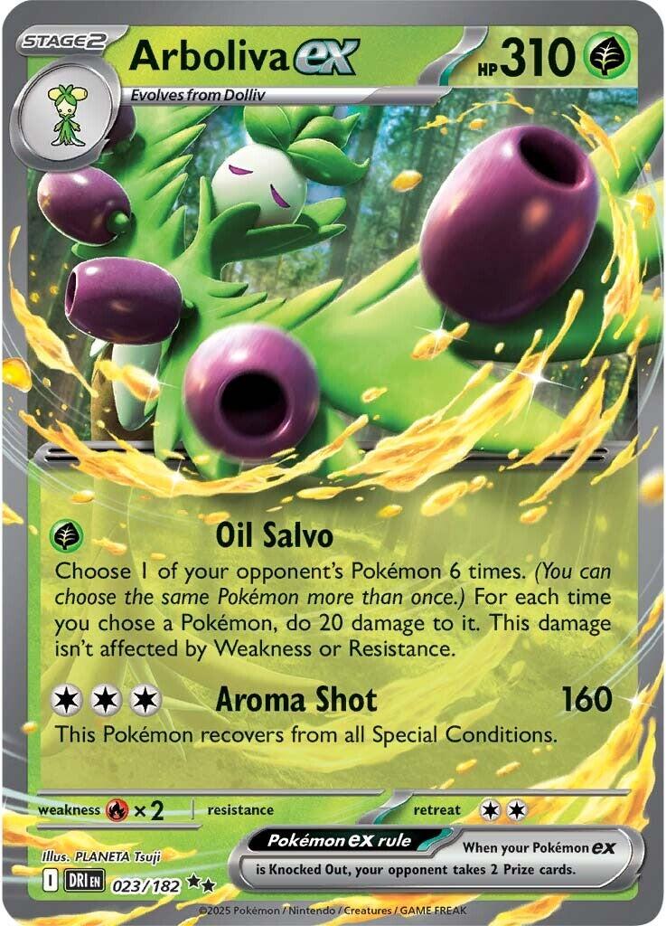 Arboliva ex (023/182) [Scarlet & Violet: Destined Rivals] | Good Games Morley