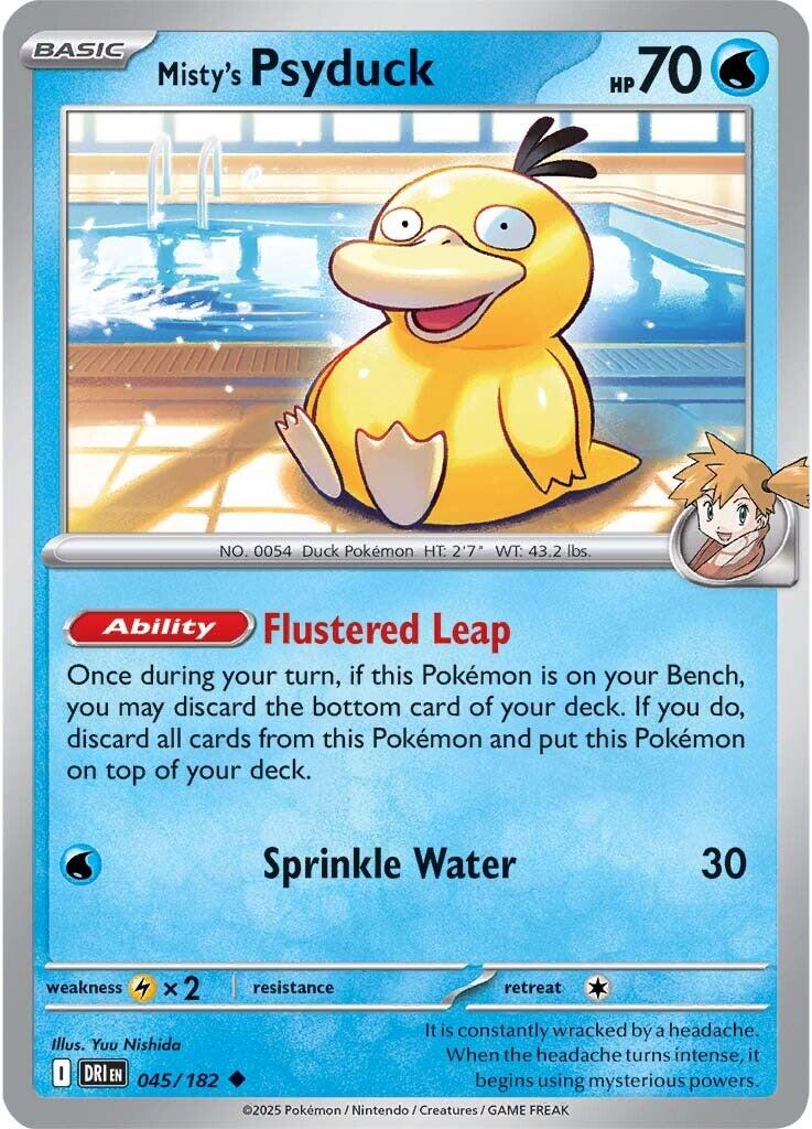Misty's Psyduck (045/182) [Scarlet & Violet: Destined Rivals] | Good Games Morley