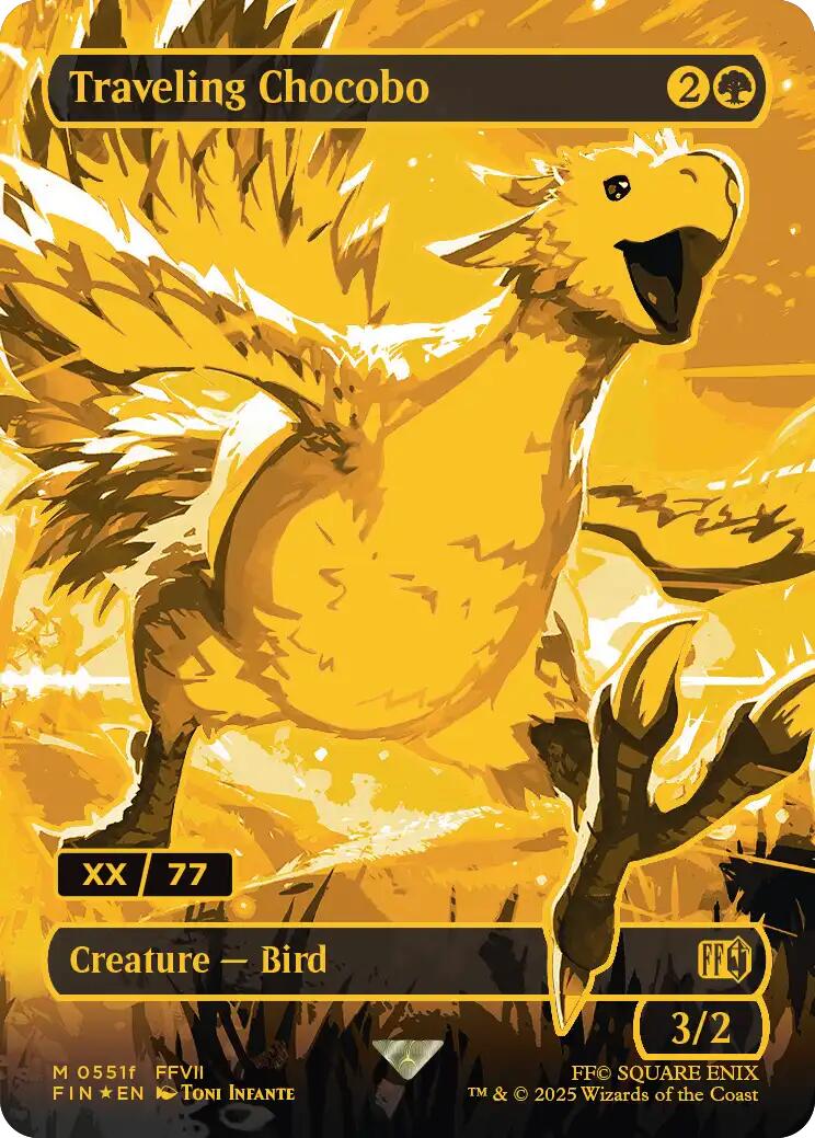 Traveling Chocobo (Borderless) (Serial Numbered) [FINAL FANTASY] | Good Games Morley