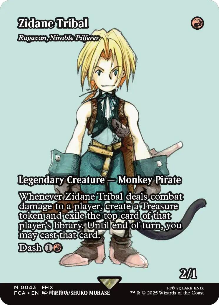Zidane Tribal - Ragavan, Nimble Pilferer (Showcase) [FINAL FANTASY : Through the Ages] | Good Games Morley