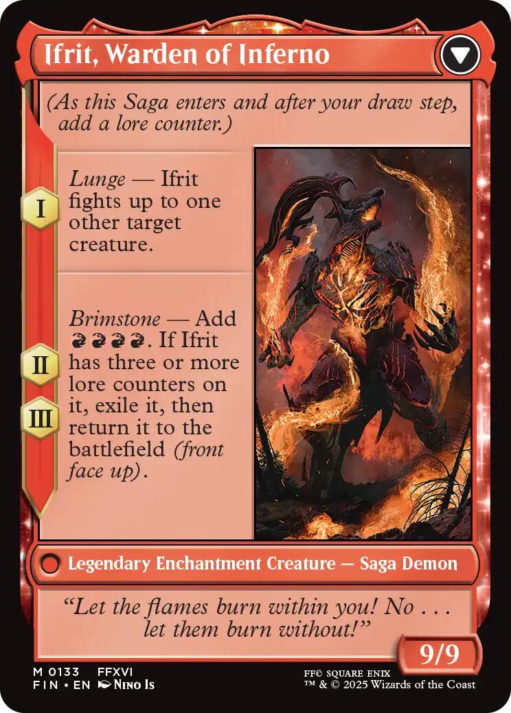 Clive, Ifrit's Dominant // Ifrit, Warden of Inferno [FINAL FANTASY] | Good Games Morley