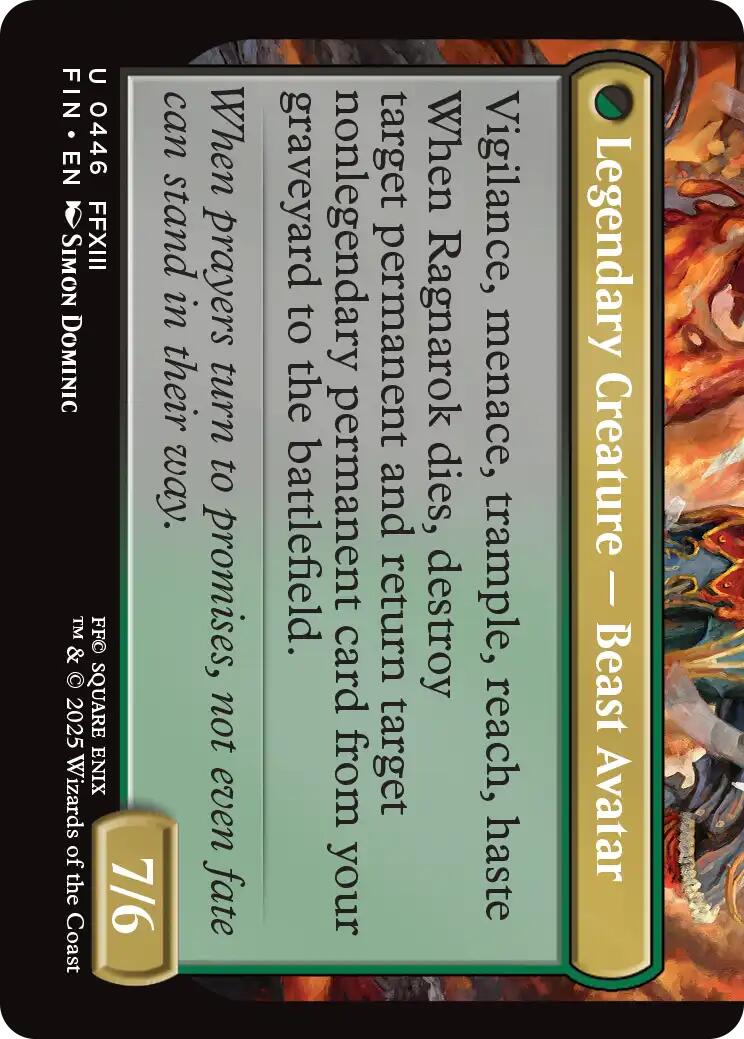 Fang, Fearless l'Cie (Extended Art) [FINAL FANTASY] | Good Games Morley