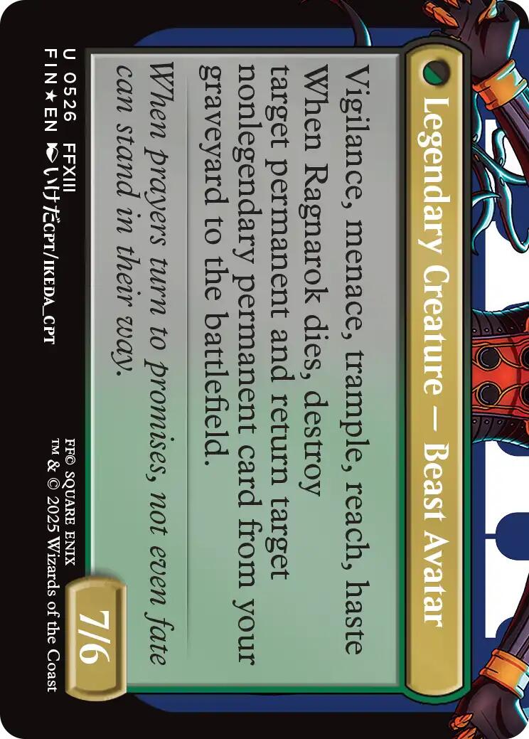 Fang, Fearless l'Cie (Borderless) (Surge Foil) [FINAL FANTASY] | Good Games Morley