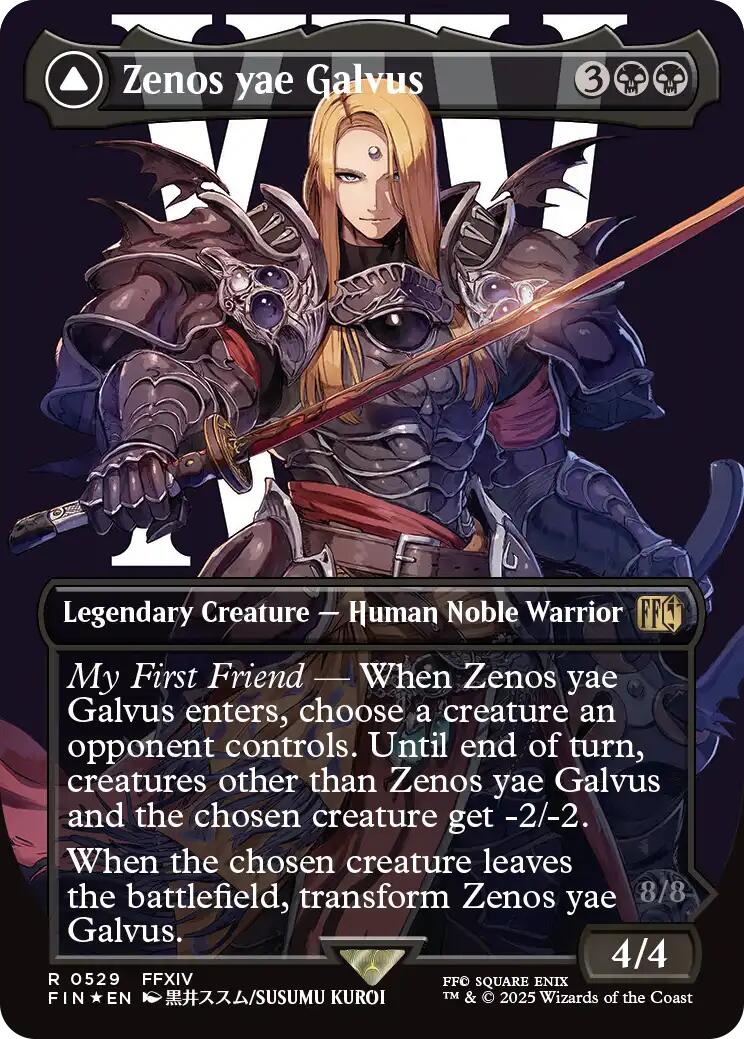 Zenos yae Galvus // Shinryu, Transcendent Rival (Borderless) (Surge Foil) [FINAL FANTASY] | Good Games Morley
