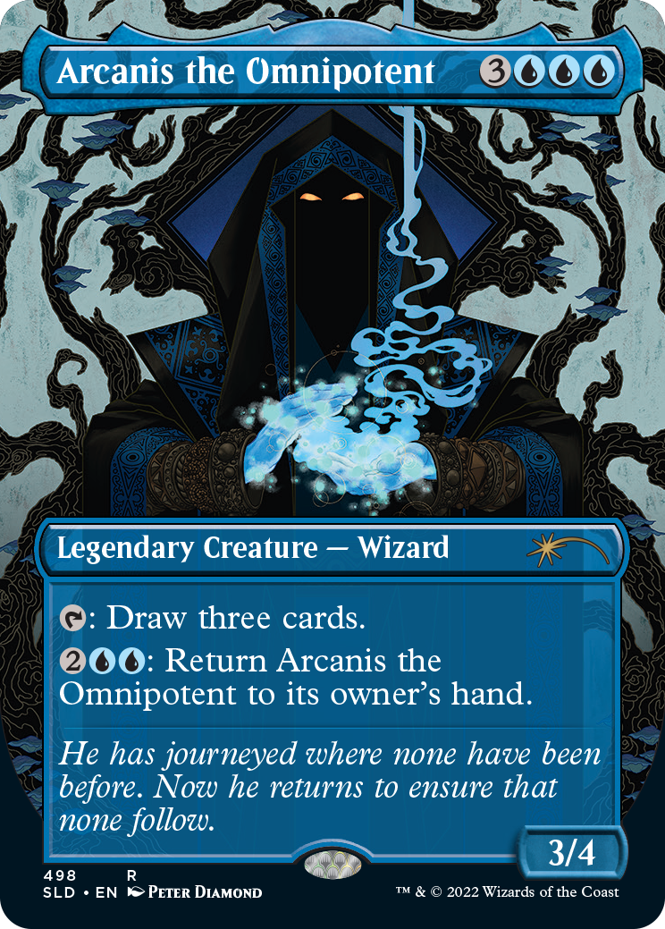 Arcanis the Omnipotent (Borderless) [Secret Lair Drop Series] | Good Games Morley