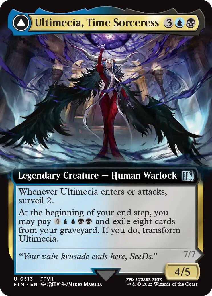 Ultimecia, Time Sorceress // Ultimecia, Omnipotent (Extended Art) [FINAL FANTASY] | Good Games Morley
