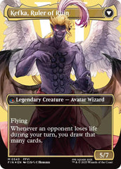 Kefka, Court Mage // Kefka, Ruler of Ruin (Borderless) (Surge Foil) [FINAL FANTASY] | Good Games Morley