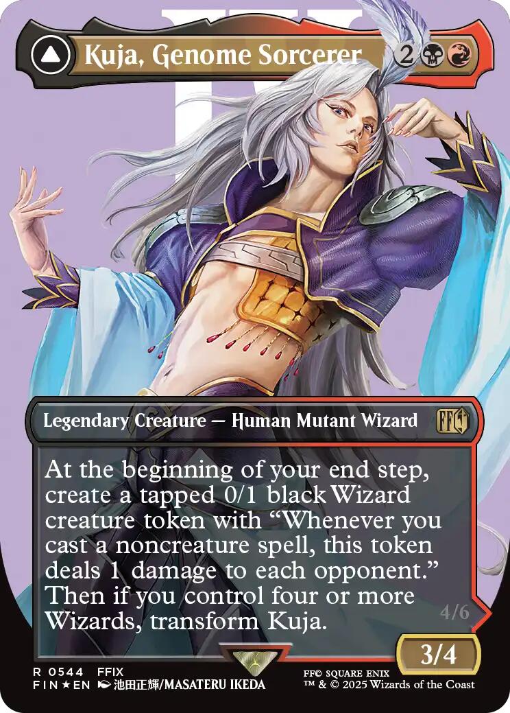 Kuja, Genome Sorcerer // Trance Kuja, Fate Defied (Borderless) (Surge Foil) [FINAL FANTASY] | Good Games Morley
