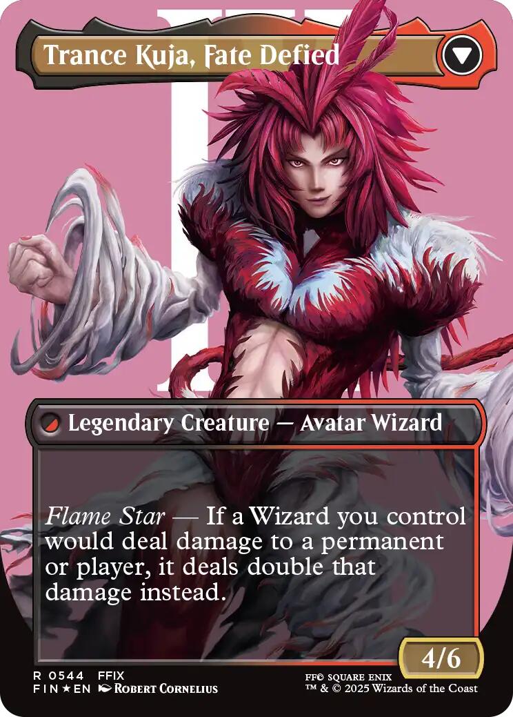 Kuja, Genome Sorcerer // Trance Kuja, Fate Defied (Borderless) (Surge Foil) [FINAL FANTASY] | Good Games Morley