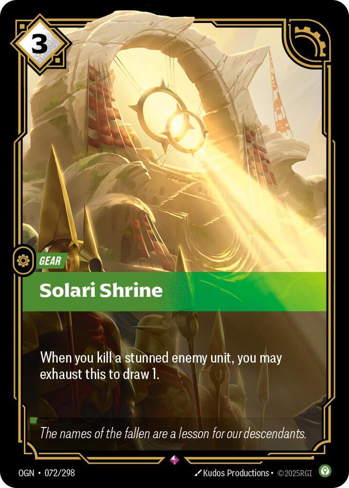 Solari Shrine 072/298 (Origins)  - Foil | Good Games Morley