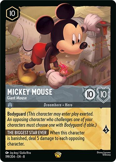 Mickey Mouse - Giant Mouse (199/204) [Reign of Jafar] | Good Games Morley
