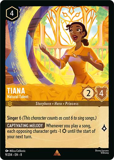 Tiana - Natural Talent (9/204) [Reign of Jafar] | Good Games Morley