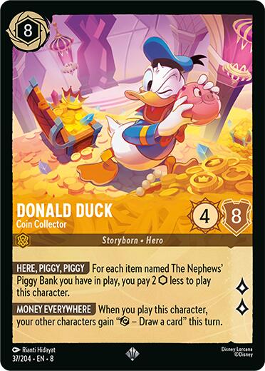 Donald Duck - Coin Collector (37/204) [Reign of Jafar] | Good Games Morley