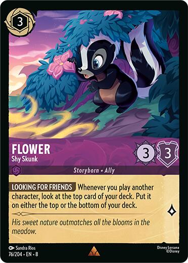 Flower - Shy Skunk (76/204) [Reign of Jafar] | Good Games Morley