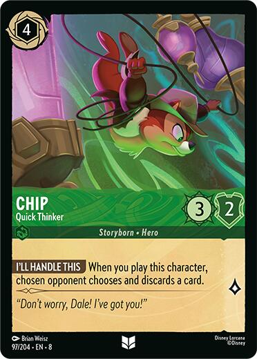 Chip - Quick Thinker (97/204) [Reign of Jafar] | Good Games Morley