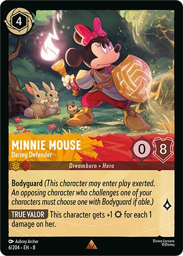 Minnie Mouse - Daring Defender (6/204) [Reign of Jafar] | Good Games Morley