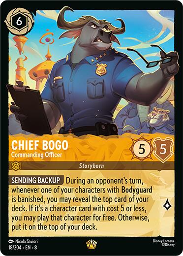Chief Bogo - Commanding Officer (18/204) [Reign of Jafar] | Good Games Morley