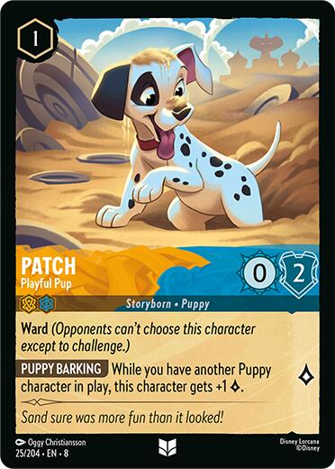 Patch - Playful Pup (25/204) [Reign of Jafar] | Good Games Morley