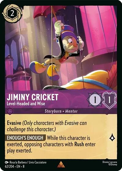 Jiminiy Cricket - Level-Headed and Wise (62/204) [Reign of Jafar] | Good Games Morley