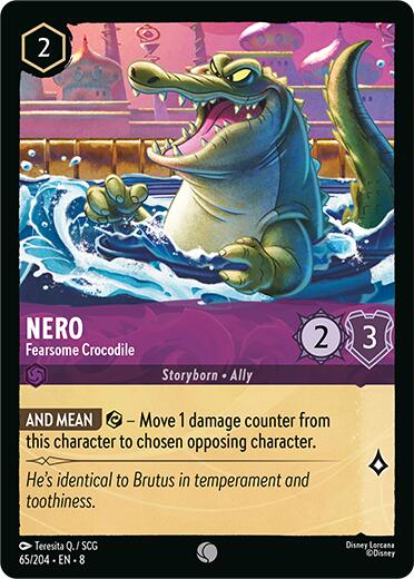 Nero - Fearsome Crocodile (65/204) [Reign of Jafar] | Good Games Morley