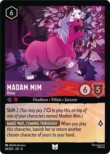 Madam Mim - Rhino (69/204) [Reign of Jafar] | Good Games Morley