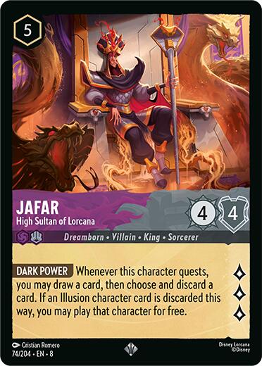 Jafar - High Sultan of Lorcana (74/204) [Reign of Jafar] | Good Games Morley