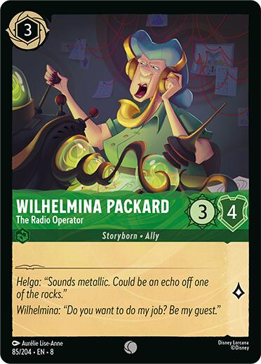 Wilhelmina Packard - The Radio Operator (85/204) [Reign of Jafar] | Good Games Morley