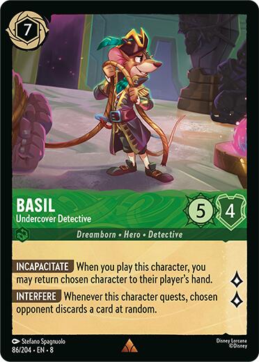 Basil - Undercover Detective (86/204) [Reign of Jafar] | Good Games Morley