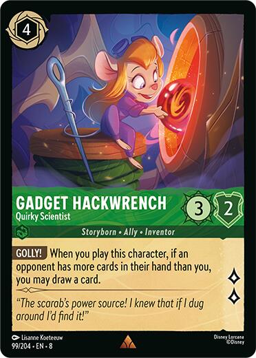 Gadget Hackwrench - Quirky Scientist (99/204) [Reign of Jafar] | Good Games Morley
