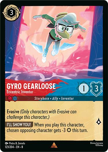 Gyro Gearloose - Eccentric Inventor (123/204) [Reign of Jafar] | Good Games Morley