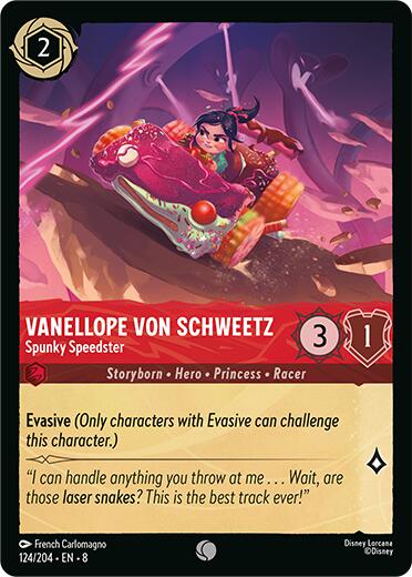 Vanellope Von Schweetz - Spunky Speedster (124/204) [Reign of Jafar] | Good Games Morley