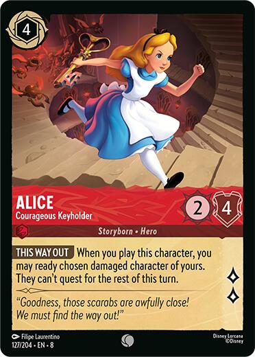 Alice - Courageous Keyholder (127/204) [Reign of Jafar] | Good Games Morley