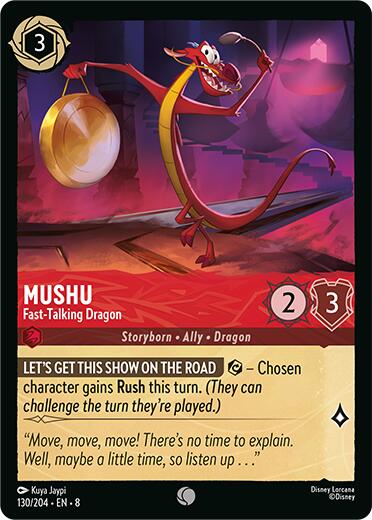 Mushu - Fast-Talking Dragon (130/204) [Reign of Jafar] | Good Games Morley