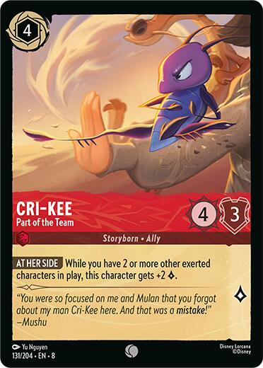 Cri-Kee - Part of the Team (131/204) [Reign of Jafar] | Good Games Morley