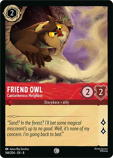 Friend Owl - Cantankerous Neighbor (144/204) [Reign of Jafar] | Good Games Morley