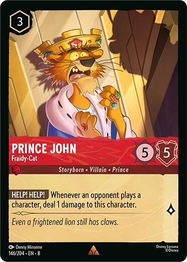 Prince John - Fraidy-Cat (146/204) [Reign of Jafar] | Good Games Morley