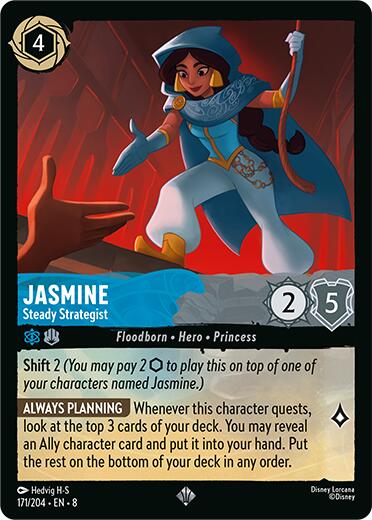 Jasmine - Steady Strategist (171/204) [Reign of Jafar] | Good Games Morley